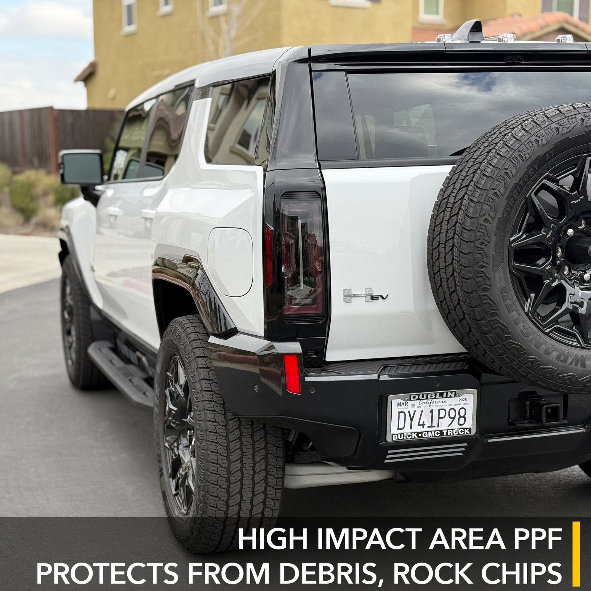 Swing Gate PPF | GMC Hummer EV - Partial Paint Protection Film | EV Bandit