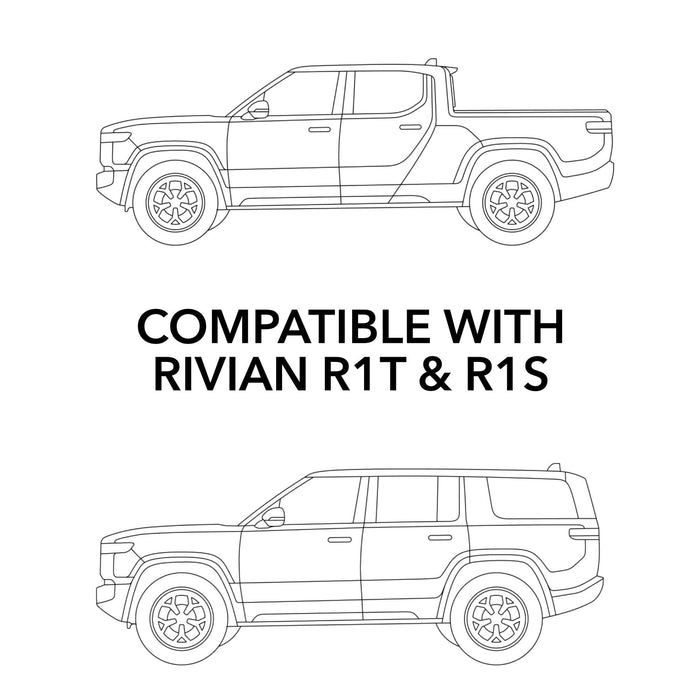 Tail Lights Clear PPF / Tinted PPF | Smokey Tail Lamp Covers for Rivian R1S & R1T 2021-2026