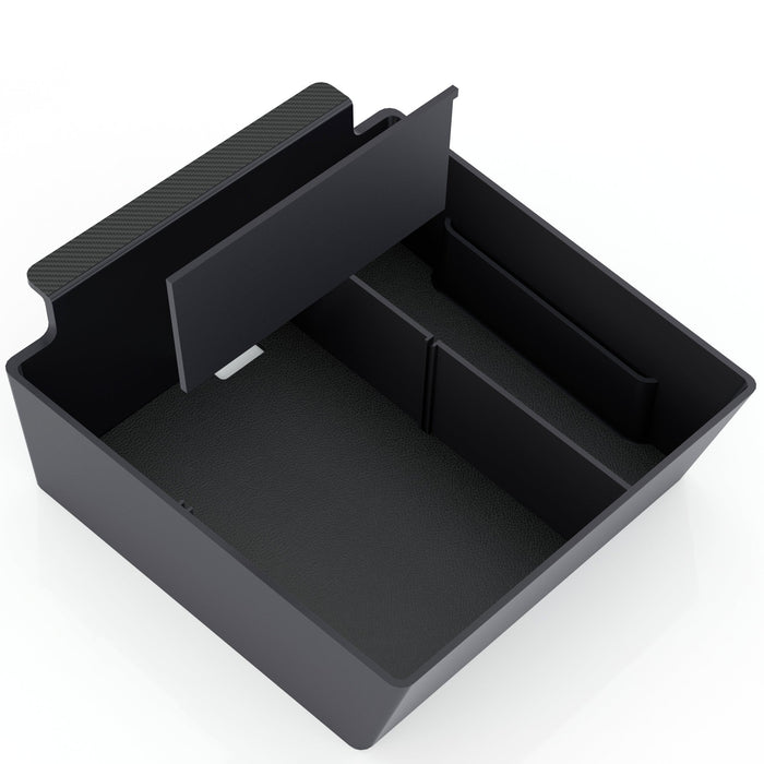 Center Console Storage Tray | Tesla Model S & Model X 2021-2026 Armrest Organizer