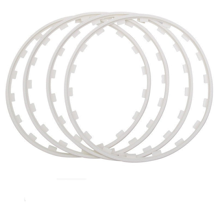 DuPont Nylon Wheel Rim Protectors for Tesla | 4-Piece Set | 5 Colors | Curb Rash Guard | Impact Resistant