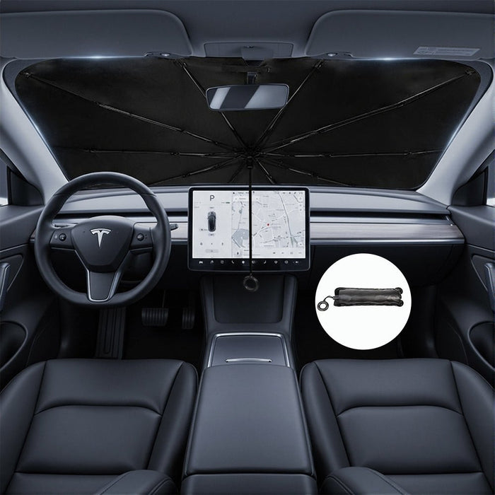 Windshield Sun Shade Umbrella for Tesla Model 3/Y/S/X