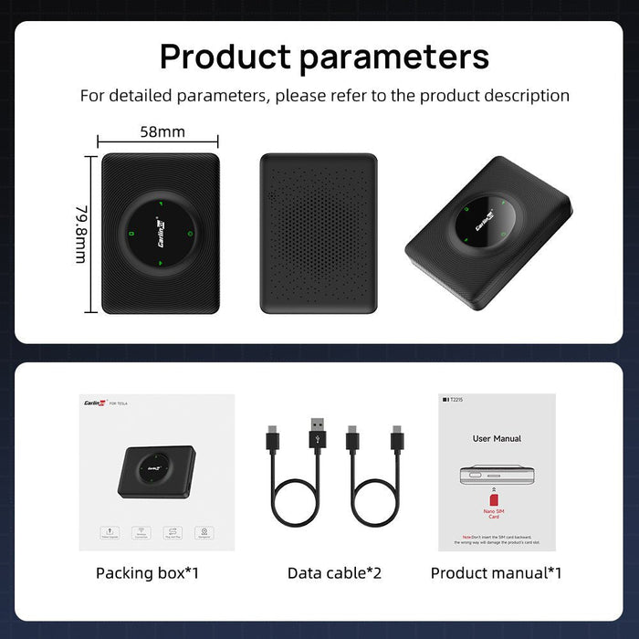 Wireless Apple CarPlay Adapter for Tesla | TESERY