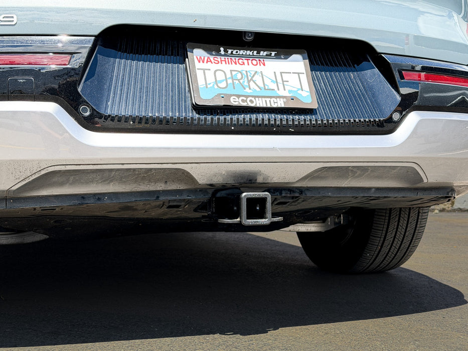 Kia EV9 EcoHitch 2 inch stainless receiver detail