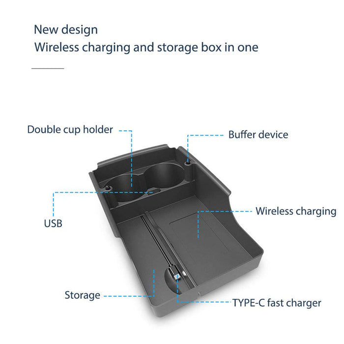 Wireless Car Charger | Model S & X 2016-2019 - S3XY Models