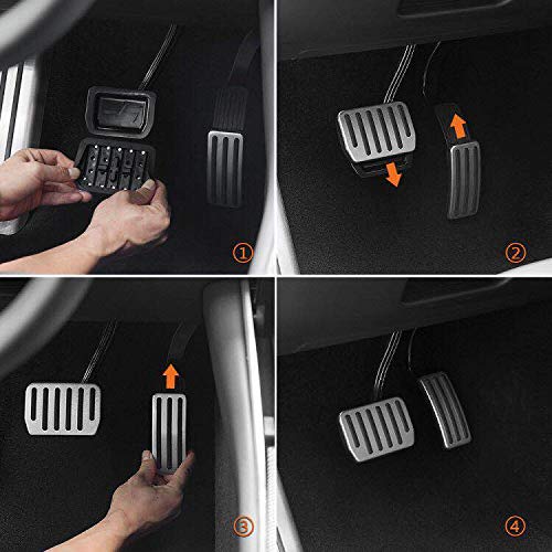 tesla model 3 pedals Non-Slip Performance Foot Pedal Pads
