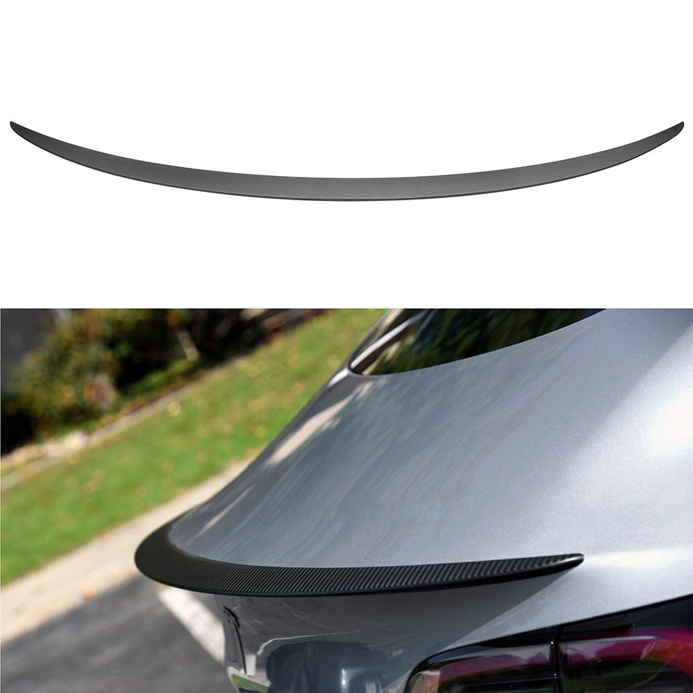 Performance Real Carbon Fiber Spoiler (Matte) | Tesla Model 3 (2018 ...