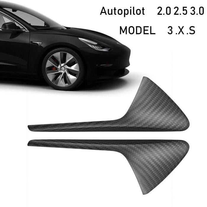 Real Carbon Fiber Autopilot 2.0-3.0 Camera Cover | Tesla Model 3 (2018-2021)