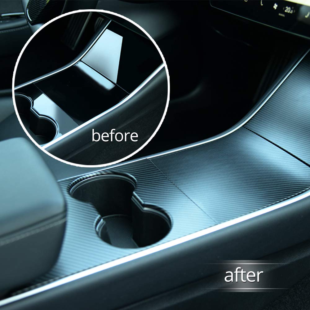 Matte Carbon Fiber Wrap | Tesla Model 3/Y - S3XY Models