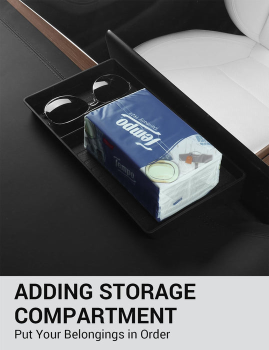 Tesla Behind Screen Storage Box Dashboard | Hidden Tray Sunglasses Holder for Model 3 Model Y Model S Model X2016-2024