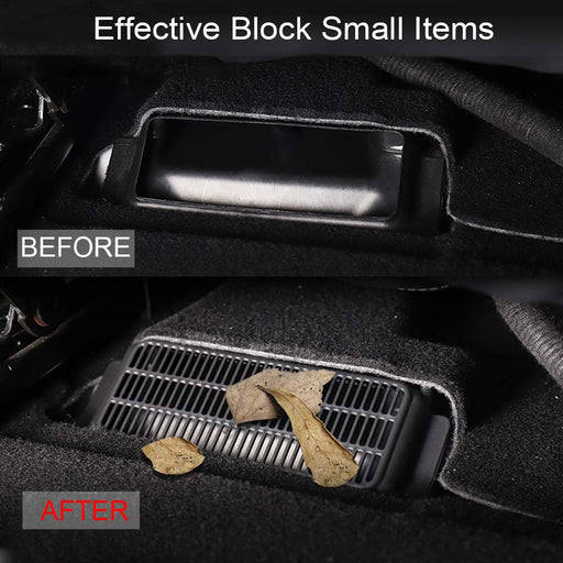 Backseat Air Vent Cover Air Flow Vent Grille Protection (2) | Tesla Model 3 - S3XY Models