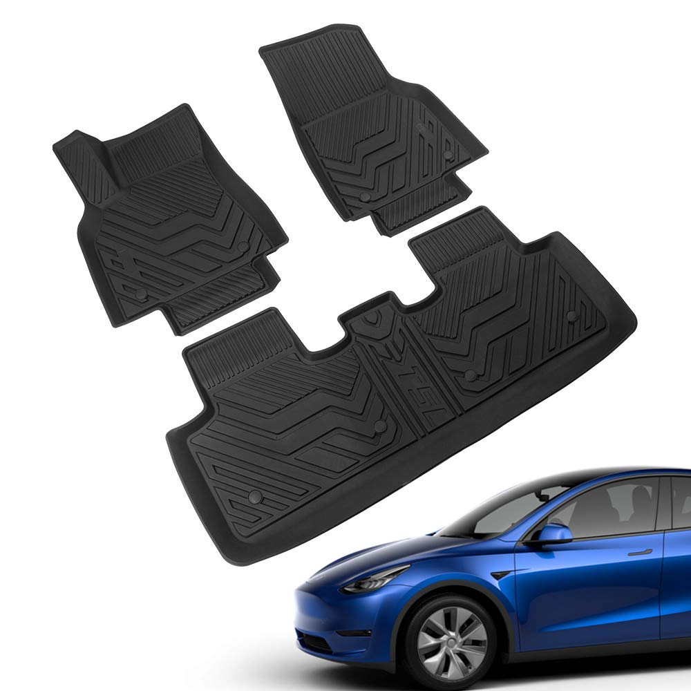 All-Weather Protective Floor Mats | Tesla Model Y - S3XY Models