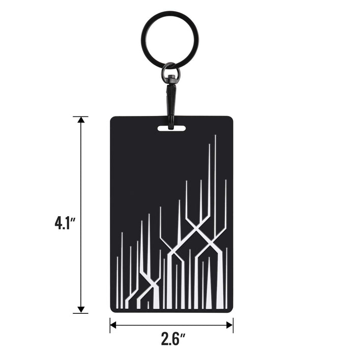 Silicone Key Card Holder/Chain (2Pk Black) | Tesla Model 3/Y - S3XY Models