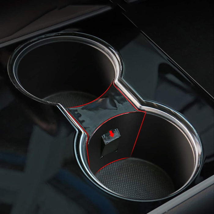 2020-2021 Upgraded Cup Holder Insert | Tesla Model 3 & Y