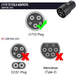 J1772 to Tesla Charging Adapter, 60A & 250V AC | Tesla Model S 3 X Y - S3XY Models