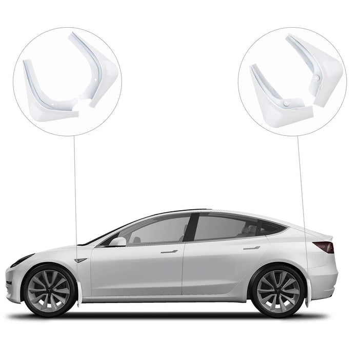 Tesla Model Y/3 Mud Flaps Splash Guards ( Set of Four) | Tesla Model Y/3 2021-2023