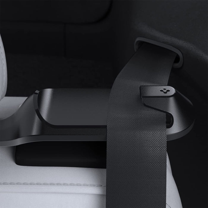 Backseat Seatbelt Guide Holder Designed for Tesla Model Y 2022-2024 (Black) - 2 Pack