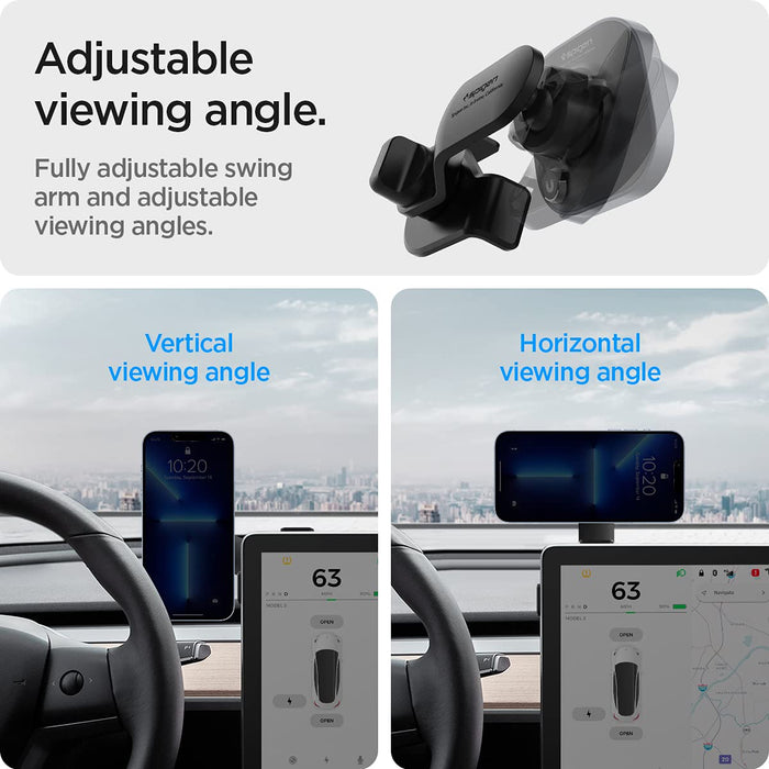 OneTap Pro (MagFit) Designed for MagSafe Wireless Charger Car Mount | Designed for Tesla Model 3/Y/S/X & Ford Mustang Mach-E