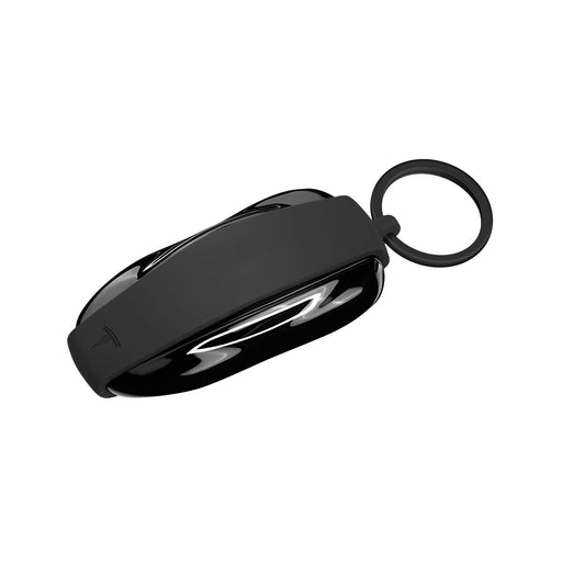 Silicone Keychain (Black) | Tesla Model X - S3XY Models