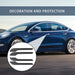 Carbon Fiber Door Handle (Brass) | Tesla Model 3/Y - S3XY Models