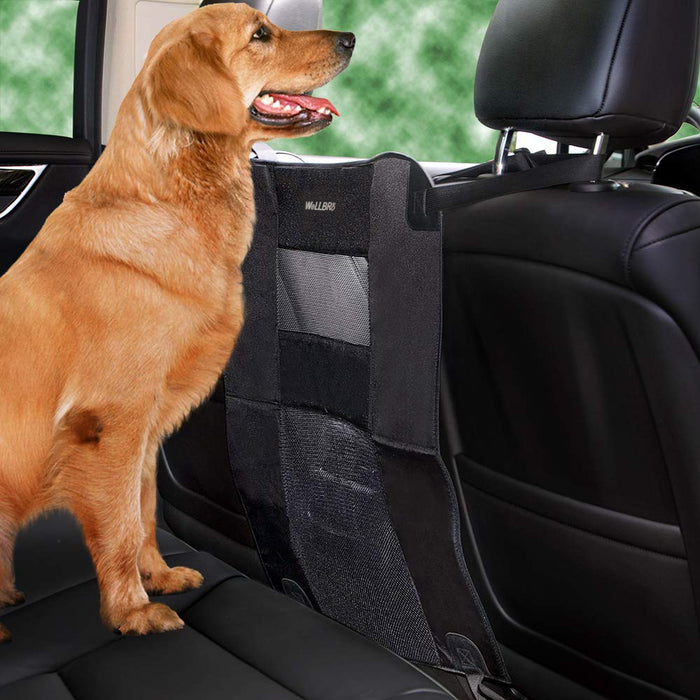Dog Car Backseat Barrier with 2 Mesh Windows | Tesla Models Y, 3, X & S