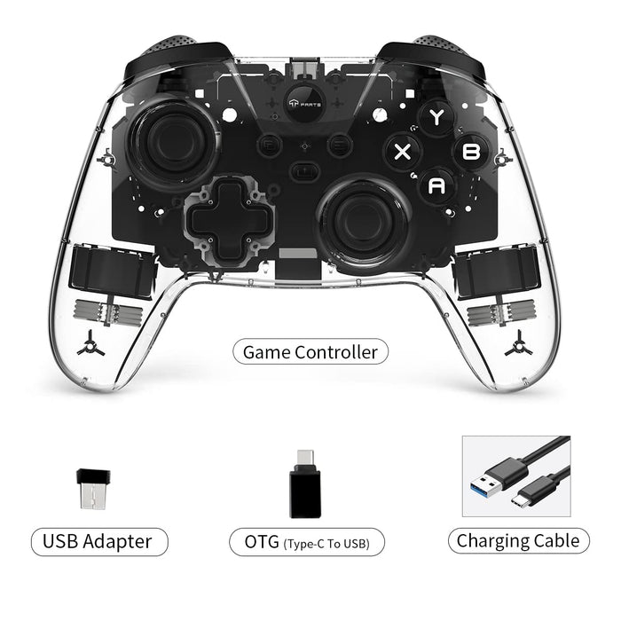 CLEAR-LED Wireless Game Controller Compatible With Tesla (PROGRAMMED FOR TESLAS)