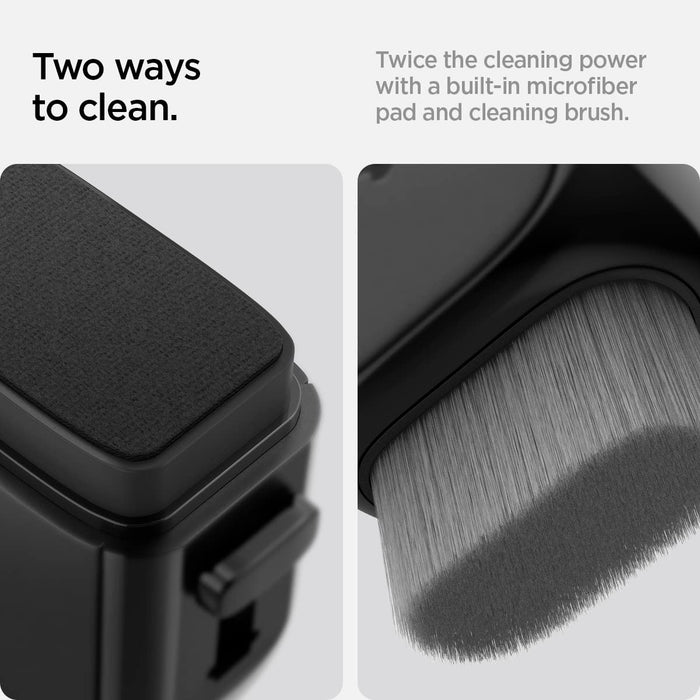 EZ Slide & Brush Screen Cleaner Designed for Tesla Cleaner and All Screens & EV Cars, No Solution Needed (Extra Microfiber Pad Included)