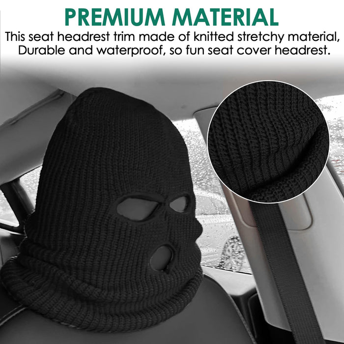 EV Bandit Seat Headrest Pillow Protector Cover | Tesla Model Y 3 X S Cybertruck (2 pc)