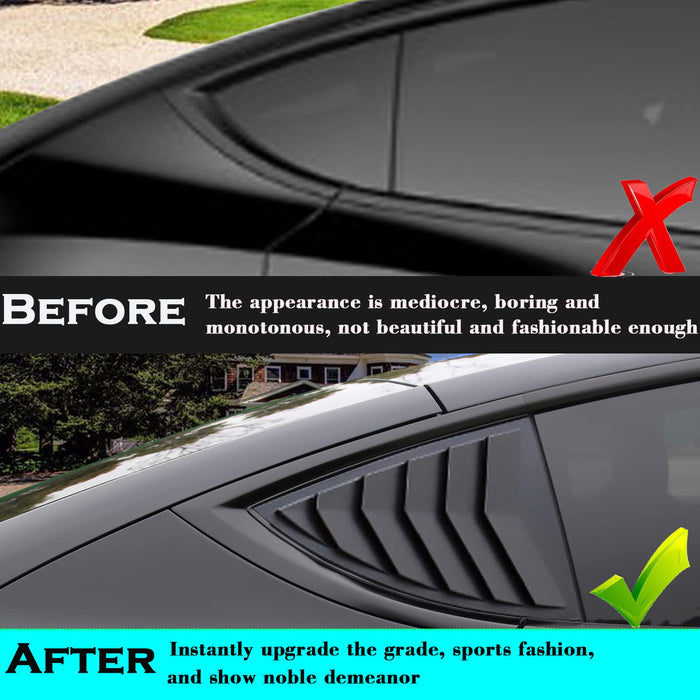 Model Y Side Window Trim Cover Sport Style (Matte Carbon Fiber, Glossy Carbon Fiber, Matte Black, Glossy Black) | Tesla Model Y 2021 2022 2023