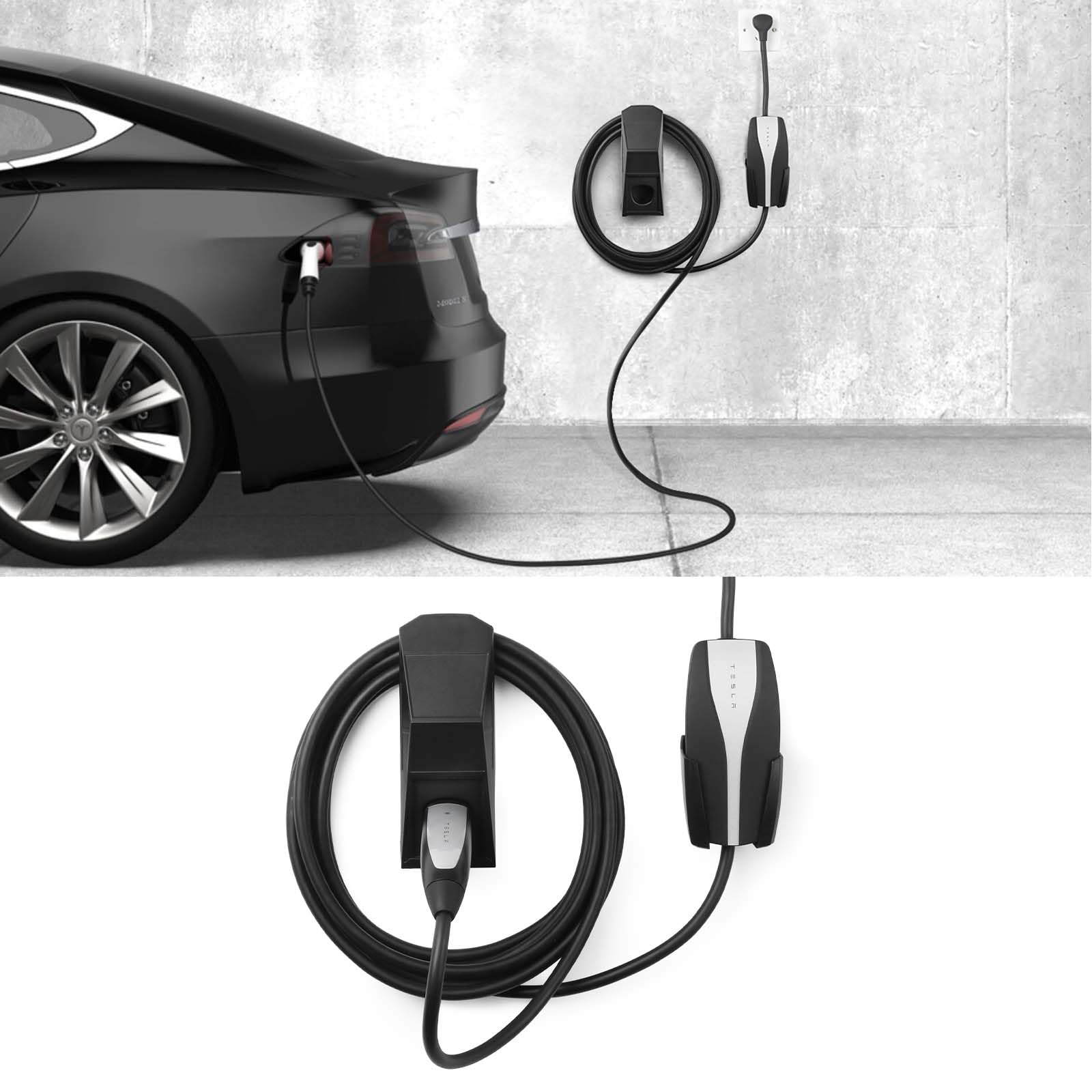 Cybertruck Wall Mount Charger Cable Organizer for Mobile Charger Connector | Tesla Model 3 Model Y Model S Model X & Cybertruck