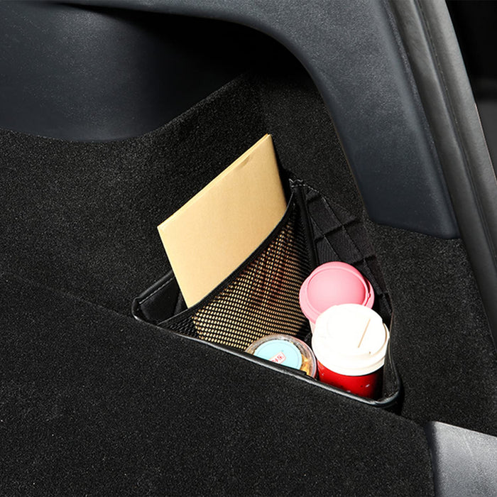Tesla Model Y Rear Storage Tesla Model Y Trunk Organizer Storage Box Rear Trunk Side Storage ...