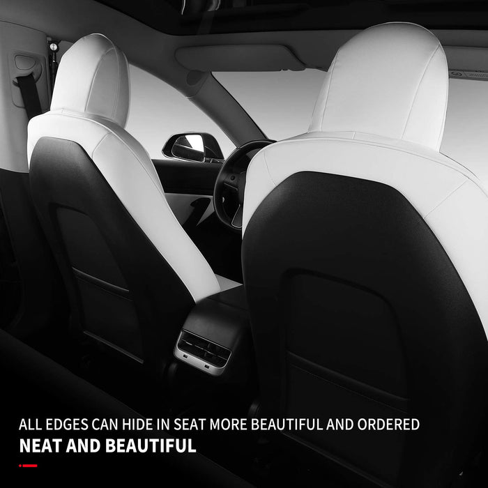 All-Season Leather Seat Covers | Tesla Model 3/Y 2017-2023