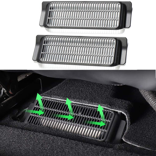 Backseat Air Vent Cover Air Flow Vent Grille Protection (2) | Tesla Model 3 - S3XY Models