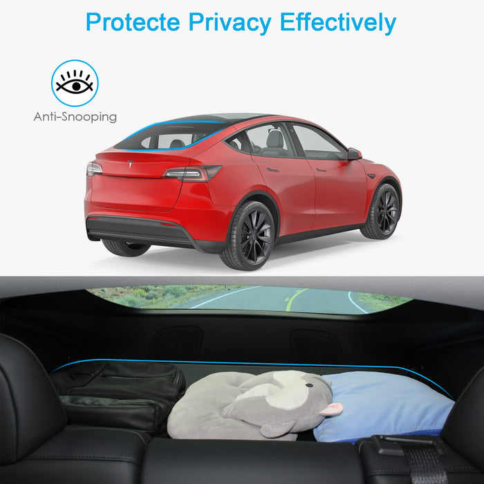 Cargo Cover | Tesla Model Y 2020-2022 (Manufactured before June 2022), Retractable Waterproof Rear Trunk Cargo Luggage Security Privacy Shade Cover Shield