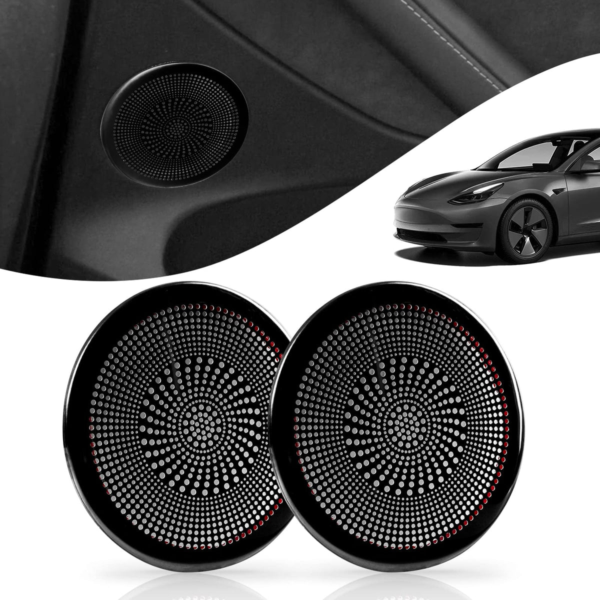 EVAAM® Speaker Grill Covers for Model 3/Y Accessories (2017-2023