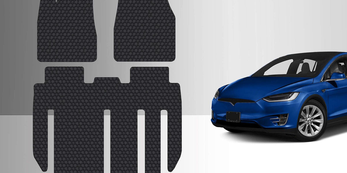 Tesla Model X [7 Seater] Heavy Duty Floor Mats | (2016-2023) | EV