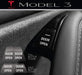 "Door Open" Half Button Covers | Tesla Model 3/Y - S3XY Models