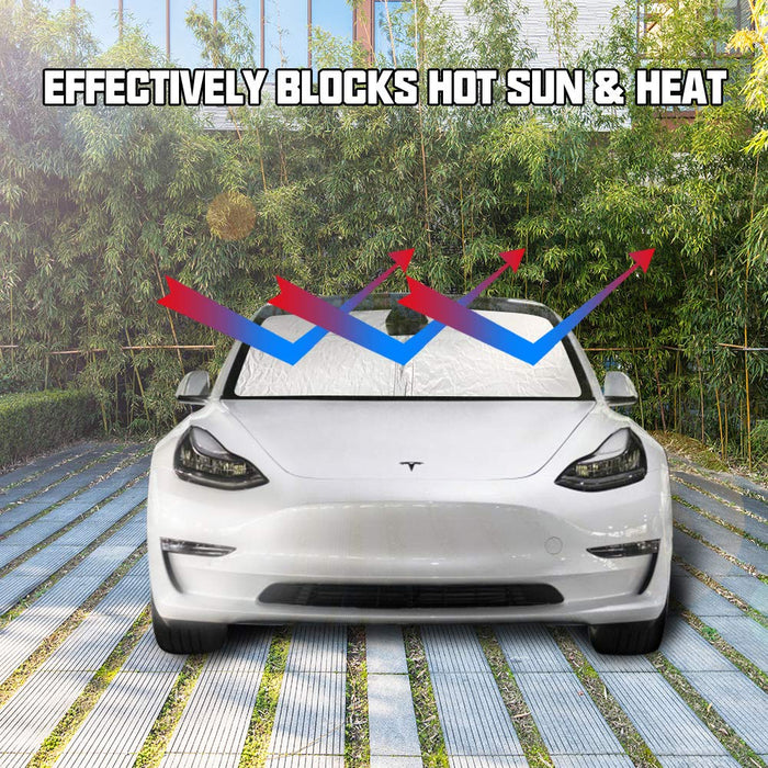 Front Windshield Sunshade | Tesla Model 3/Y 2017-2023