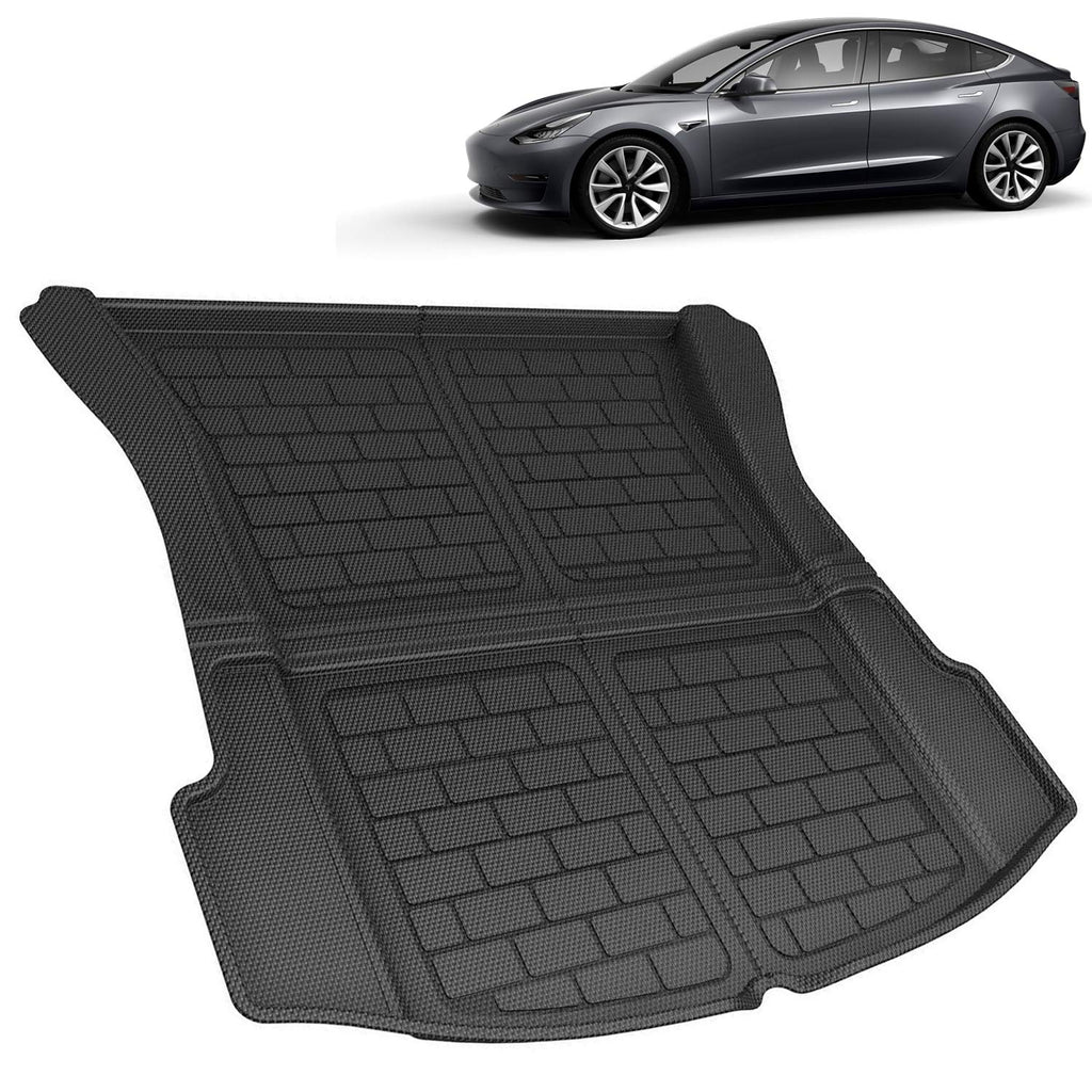 Dependable Industries Black Non-Slip Car Trunk Mat Cargo Liner Protects Fits All Makes And - Foto 4