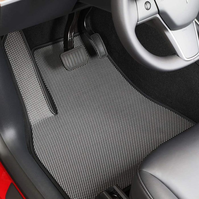 All Weather Floor Mats Odorless Made in USA-3pcs | Tesla Model Y - S3XY Models