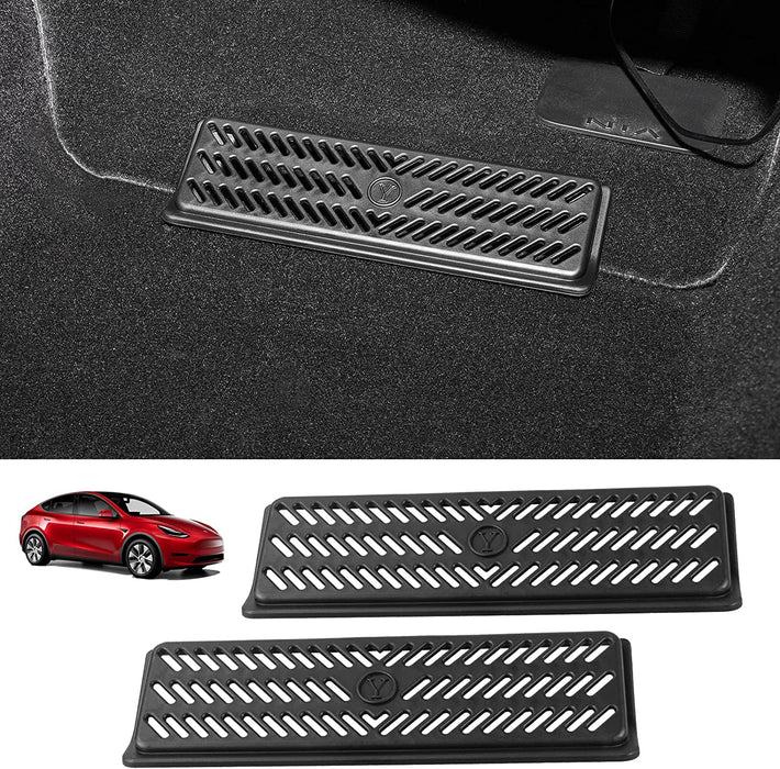 2020-2023 Backseat Air Vent Cover Air Flow Vent Grille Protection (2) | Tesla Model Y & 3