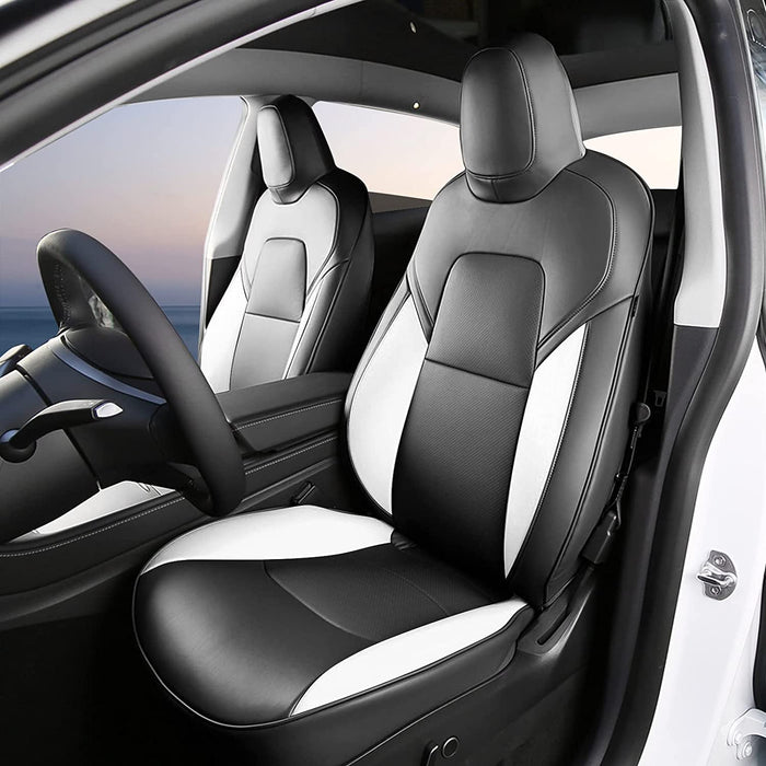 All-Season Leather Seat Covers, Tesla Model 3/Y 2017-2023