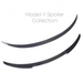 2020 Tesla Model Y Spoiler (Carbon Fiber Matte Black | Glossy Matte) - S3XY Models