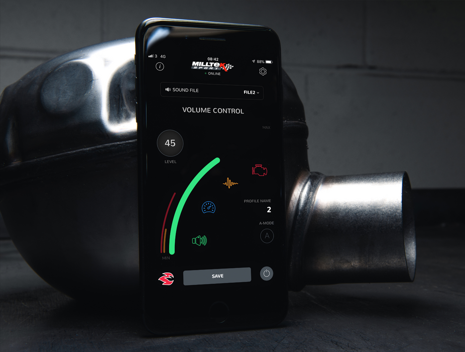 MILLTEK SPORT Active Sound Control Single Dual Engine Kits