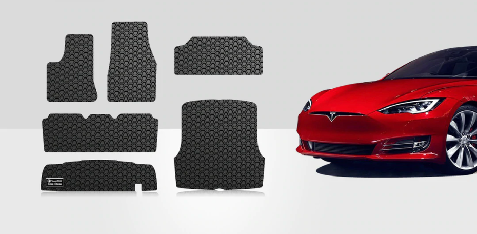 Tapis de coffre arrière pour Tesla Model S Plaid et LR 2021+