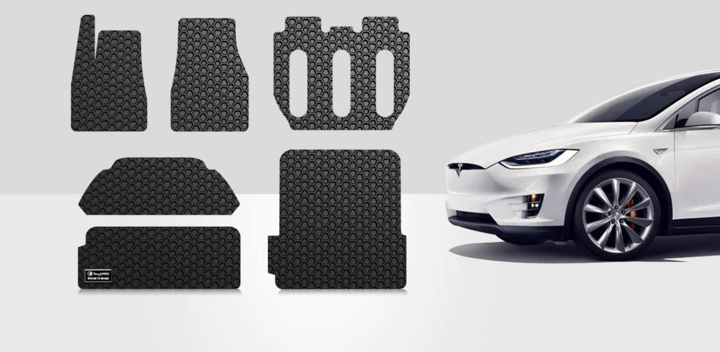 Tesla Model X [7 Seater] Heavy Duty Floor Mats | (2016-2023)