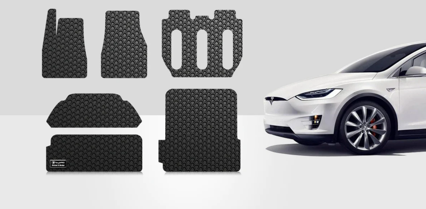 ToughPRO Heavy Duty Black Rubber For 2012-2020 Tesla Model S Trunk Mat ToughPRO Heavy Duty Black Rubber For 2012-2020 Tesla Model S Trunk Mat