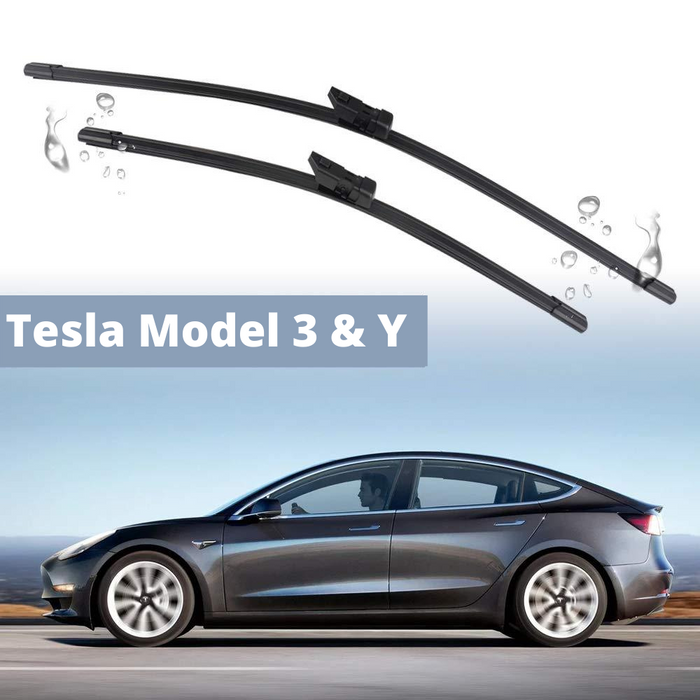Tesla Silicone Windshield Wiper Blades for Model 3/Y – TESLAUNCH