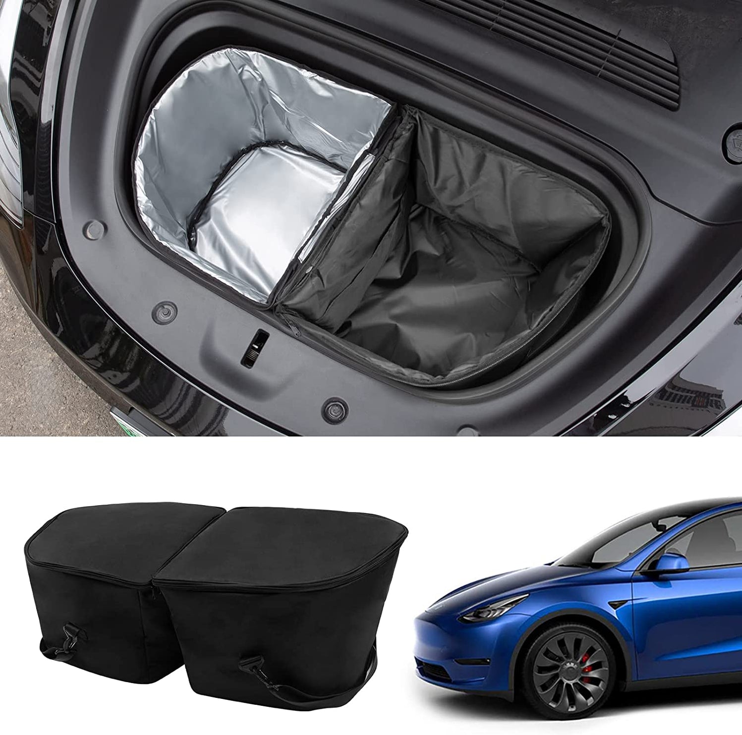 Tesla Model Y Frunk Cooler Organizer Insulation Bag 2020 2023 Tesla tesla-model-y-frunk-cooler-organizer-insulation-bag-2020-2023-tesla